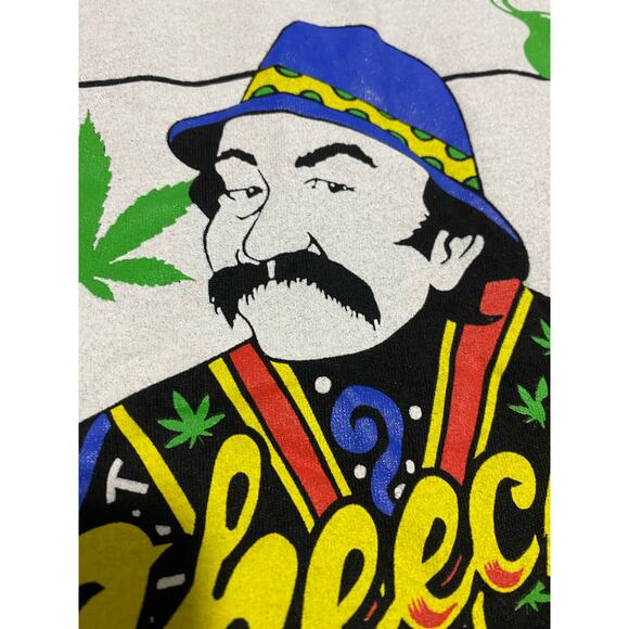 Cheech & Chong Kings of Smoke Mens 2XL Black T-Shirt 22.5x28 - Picture 8 of 9